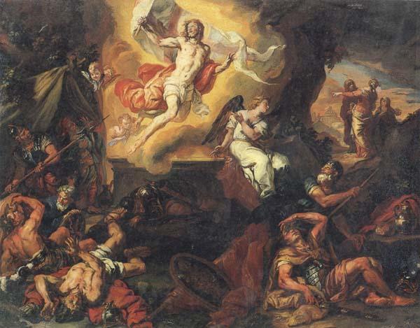 Johann Carl Loth The Resurrection of Christ Spain oil painting art